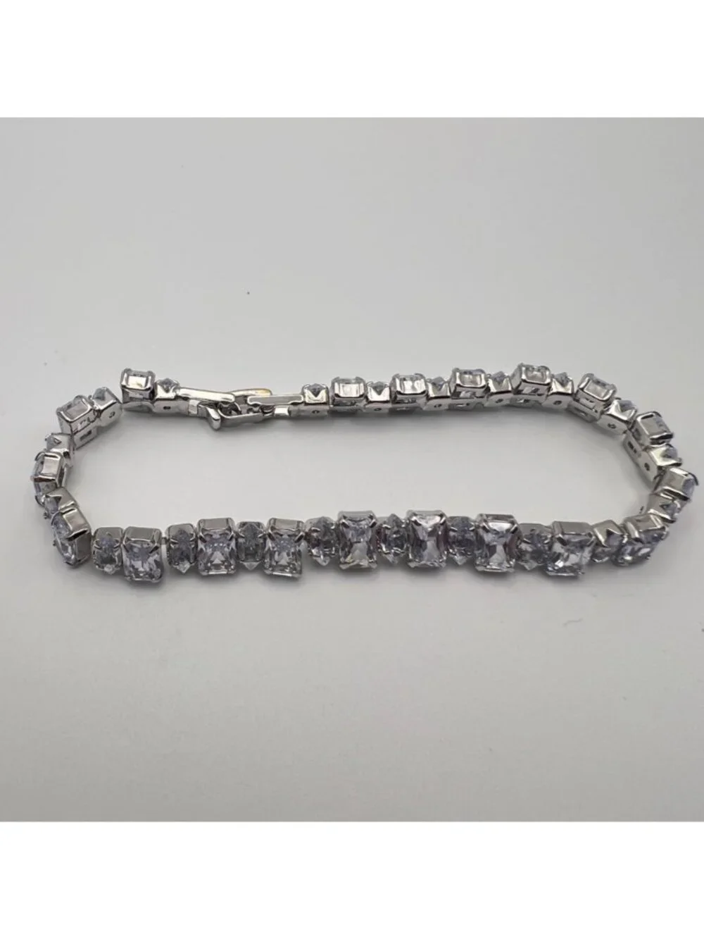 Clear CZ Tennis Bracelet 6.5